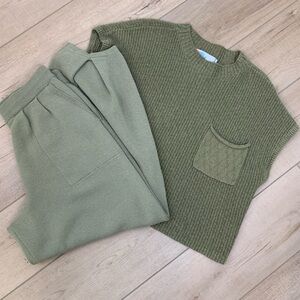 FREE PEOPLE Freya Sweater Set M